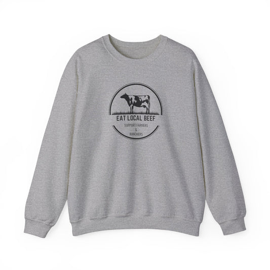 Eat Local Beef Unisex Crewneck Sweatshirt