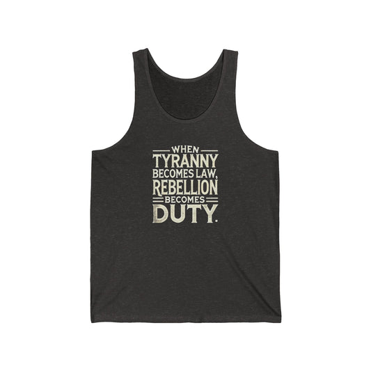 Rebellion Unisex Jersey Tank