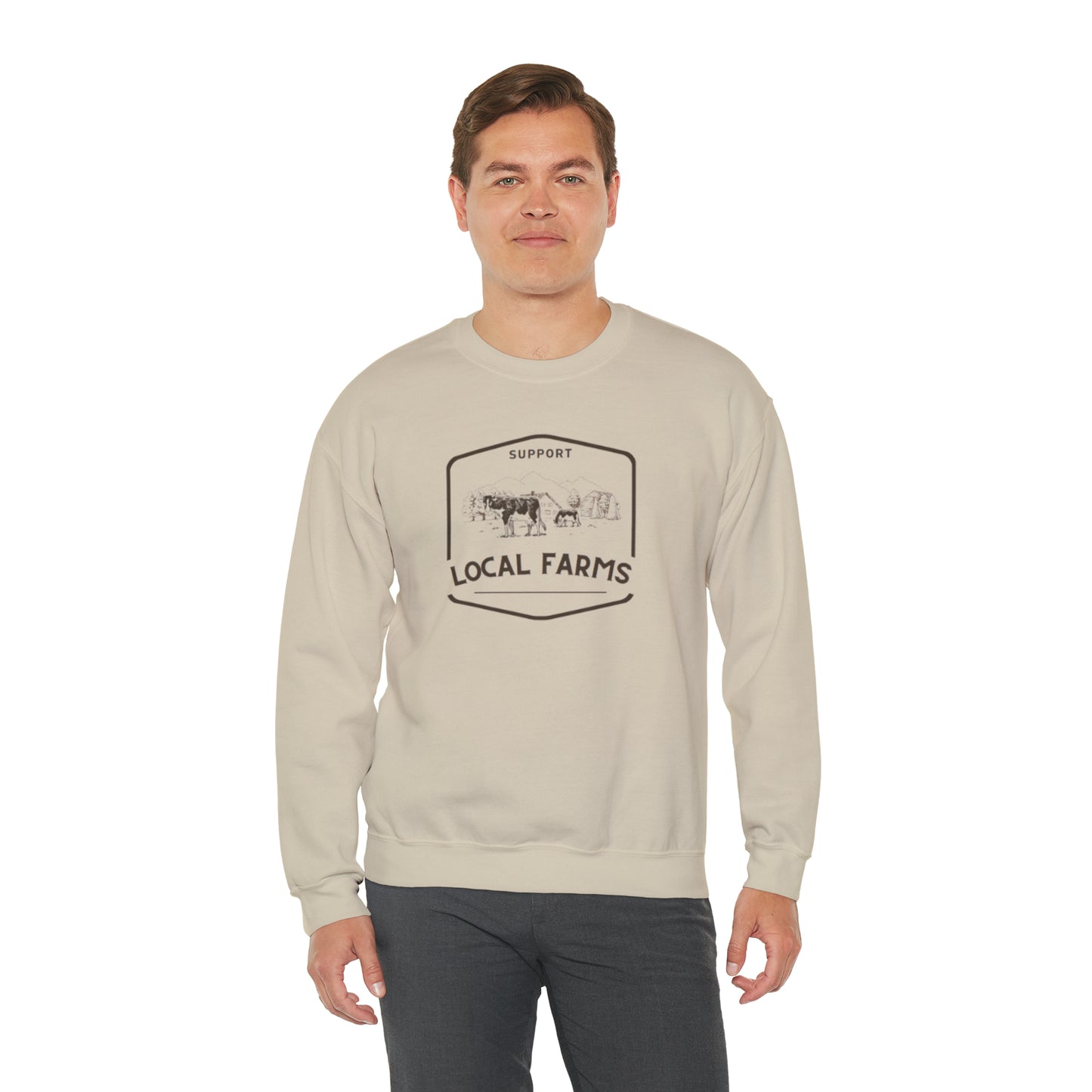 Support Local Farms Unisex Crewneck Sweatshirt