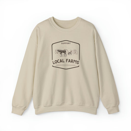 Support Local Farms Unisex Crewneck Sweatshirt