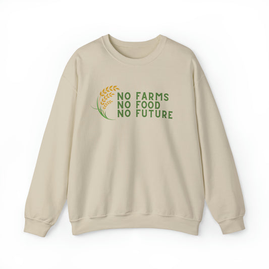 No Farms No Food Crewneck Sweatshirt